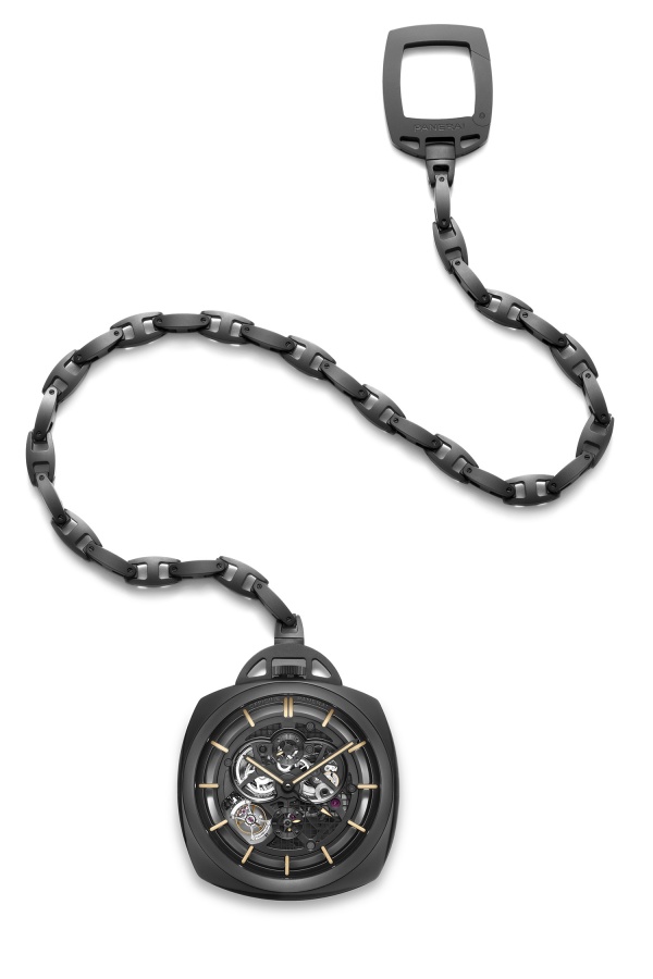 Panerai Pocket Watch Tourbillon GMT Ceramica PAM00446 Luxois