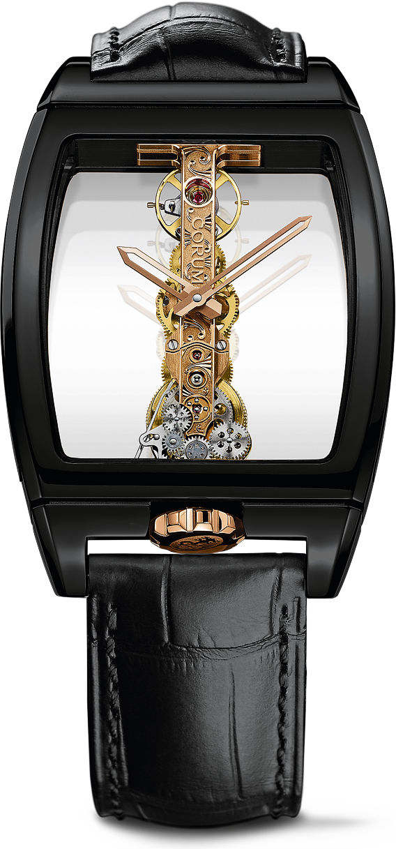 Corum Golden Bridge Black Ceramic Luxois