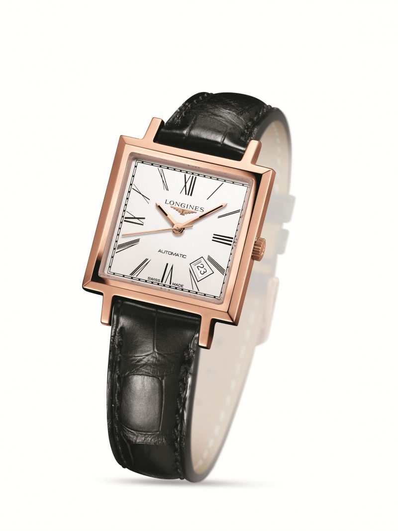 Sold at Auction: Louis Erard Swiss Made 504 black square man's