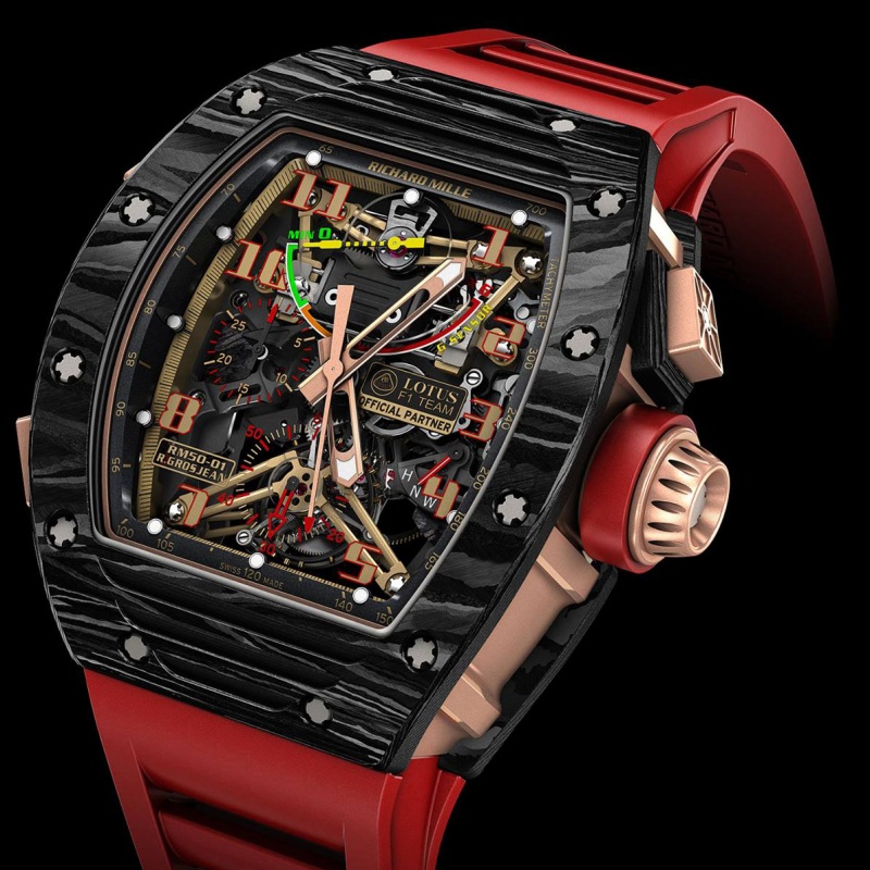 SIHH 2014 Richard Mille RM 50 01 G Sensor Lotus F1 Team Romain