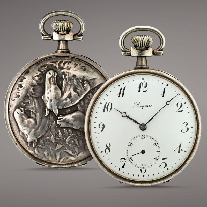 The Longines Equestrian Pocket Watch Horses Trio 1911 Luxois