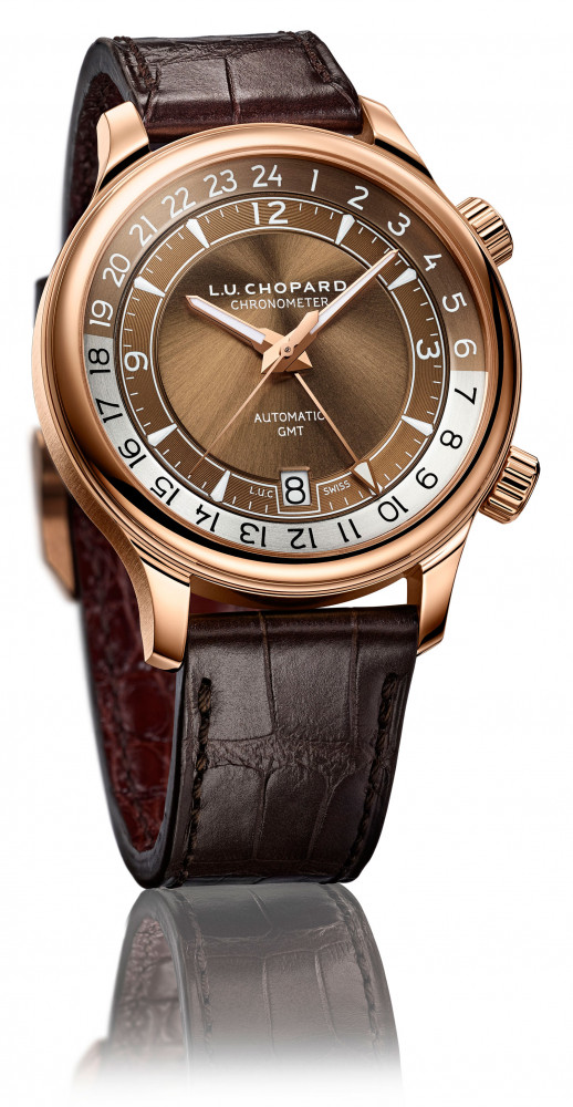 Chopard L.U.C. XPS 39.5mm 18kt Rose Gold Automatic Alligator Leather Watch  (Fine Jewelry and Watches,Fine Watches)