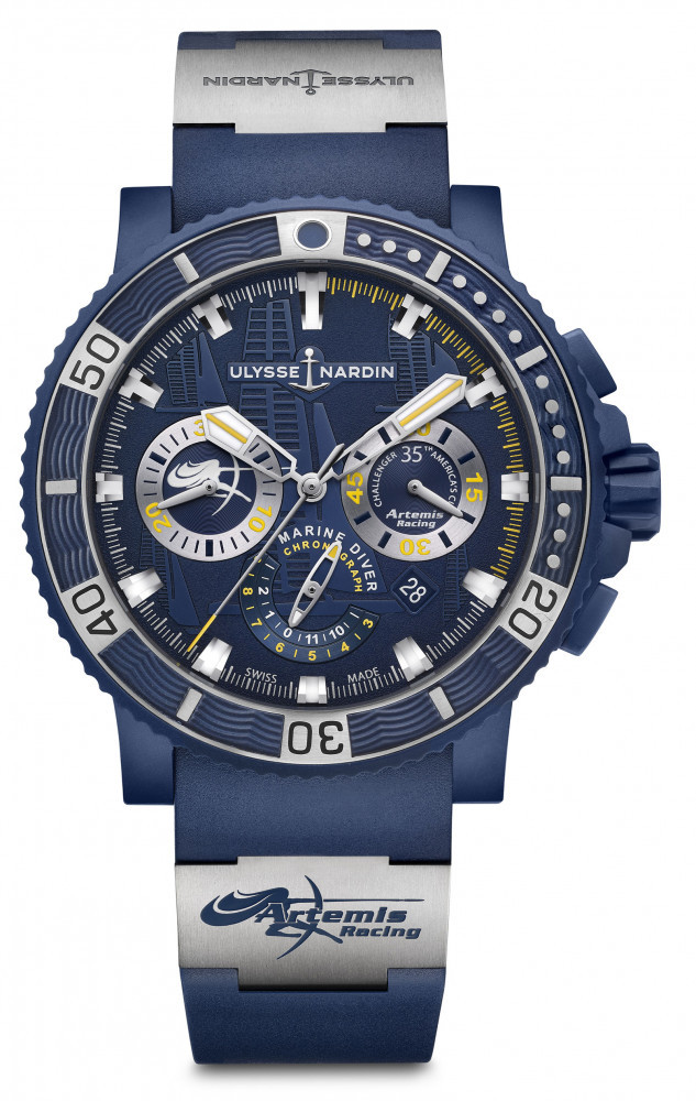 Ulysse Nardin Diver Chronograph Artemis Racing SIHH 2017 Luxois