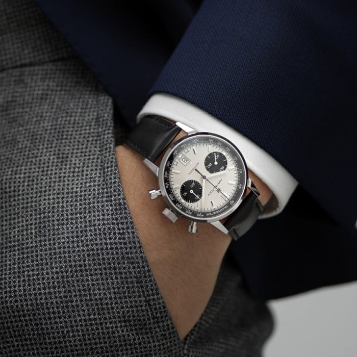 hamilton panda chronograph