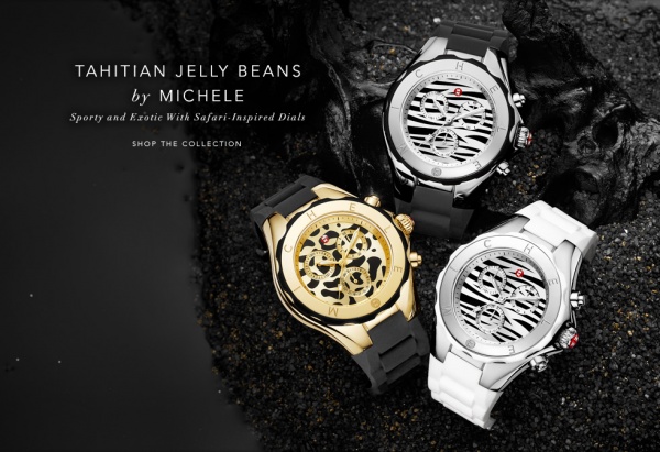 Michele jelly clearance bean watch