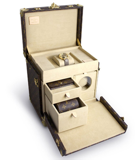 Sold at Auction: A Louis Vuitton mini Malle Fleurs Trunk, modern