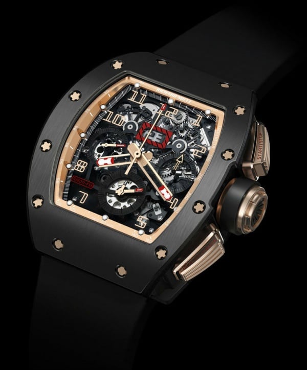 Richard Mille RM 011 Felipe Massa Flyback Chronograph BLACK KITE