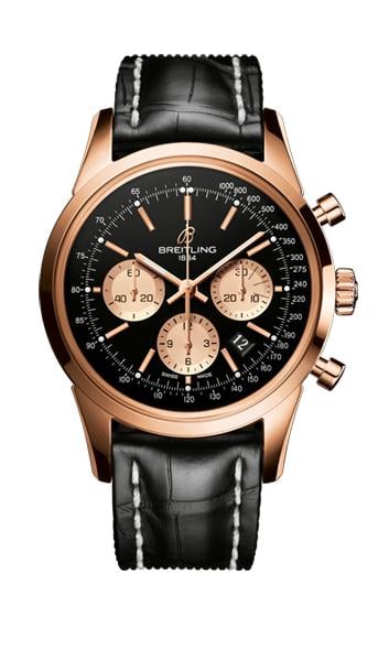 Breitling Transocean Chronograph GMT Limited Edition $9K MSRP Complete  AB0451