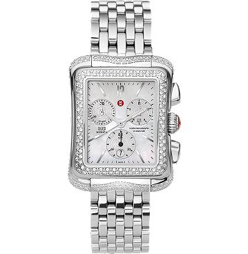 Michele Meggie Gold Diamond Watch MWW33B000003